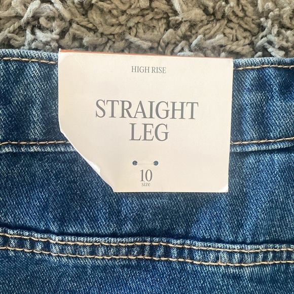 NWT Western Seamed Straight Leg Denim Pant - Future Collective with Reese 10 - Picture 15 of 15